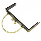 20cm (8"") Brushed Bronze Purse Frame Brushed Brass Bag Hanger With Screws bronze