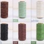 210D (1mm) Flat Wax Cord Polyester Thread For Leather Craft 200 meters 21