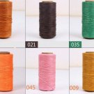 210D (1mm) Flat Wax Cord Polyester Thread For Leather Craft 200 meters 27