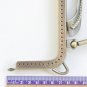 22cm (8"") Retro Sewing Purse Frame With Handles Bronze And Light Gold Light Gold