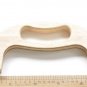 25cm ( 10"") Retro Purse Frame / Large Wood Handle Purse Frame With Screws Pick Size black