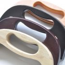 25cm ( 10"") Retro Purse Frame / Large Wood Handle Purse Frame With Screws Pick Size light brown