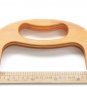 25cm ( 10"") Retro Purse Frame / Large Wood Handle Purse Frame With Screws Pick Size light brown