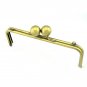 25cm (10"") Retro Metal Purse Frame Glue-In Handle Purse Frame Silver, Bronze, Gunmetal Black 25cm x