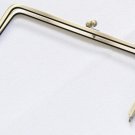 27cm (10 1/2"") Brushed Brass Purse Frame Large Bag Hanger Glue-In Style 27 x 12cm silver