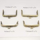 3"" Bronze Handle Purse Frame Mini Bag Purse Frame 7.5x5cm (3"" x 2"")