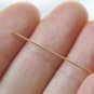 10 pcs 925 Sterling Silver Flat Head Pins Silver/Gold/Platinum 24G 20mm / Gold