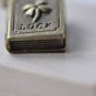 10 pcs Luck Four Leaf Clover Book Charms Antique Bronze Pendants A7809