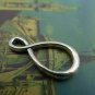 30 pcs Antique Silver Figure 8 Connector Charms 11x21mm A5977