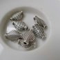 30 pcs of Antique Silver 3D Rondelle Spacer Beads 8x12mm A6735