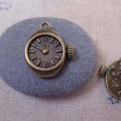 20 pcs Antique Bronze Mechanical Watch Clock Charms Pendants A7339