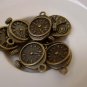 20 pcs Antique Bronze Mechanical Watch Clock Charms Pendants A7339
