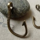 20 pcs Antiqued Bronze Large Hope Connector Charms A6430