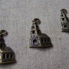20 pcs of Antique Bronze Lovely Church Building Charms 14x22mm A1656