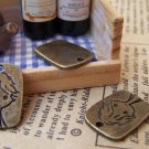 20 pcs of Antique Bronze Lovely Flat Boy Charms  13x17mm A3797