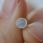 8 pcs 925 Sterling Silver Flat Pad Earring Stud Post Findings 4mm / Sterling Silver