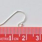 4 pcs (2 Pairs) 925 Sterling Silver Ball End Earring Hook Earwires 24G Gold