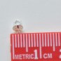 10 pcs 925 Sterling Silver Cap Bail Peg for Half Drilled Beads 3mm / Sterling Silver