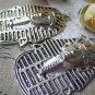 4 pcs of Antique Silver Egyptian Pharaoh Pendants 35x45mm A1623