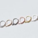 40 pcs Leverback Earwire Antique Bronze/Gunmetal Black/Gold/Rose Gold NonTarnish Gold A801