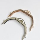 5"" Purse Frame Wedding Bag Clutch Sewing Purse Frame Light Gold And Bronze 13cm Bronze