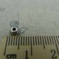 50 pcs Antique Silver Coiled Pumpkin Rondelle Spacer Beads A5926