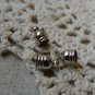 50 pcs White Gold Tone Brass Bead Tassel Caps Cord Ends A5451