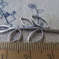 10 pcs Antique Silver Cut Out Tree Leaf Twig Connector Charms A1090