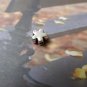 50 pcs of Antique Silver Tiny Star Flower Spacer Beads 5x5mm A6571