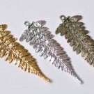 10 pcs Tree Leaf Charms Pendant 22x58mm Antique Bronze/Silver/Gold Antique Bronze A380
