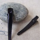 50 pcs of Black Painted Metal Hair Clips 5x38mm A4519