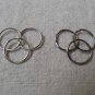 500 pcs Platinum Gunmetal Metal Iron Jump Rings Size 10mm 22gauge Gunmetal A6805
