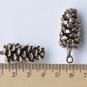 Antique Gold 3D Large Pinecones Charm Pendants Set of 4  A8688