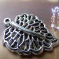 Antique Silver Filigree Leaf Charms 18x21mm Set of 20 A995