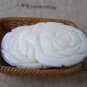 6 pcs Natural Shell Engraved Rose Flower Oval Cameo A4597