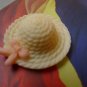 10 pcs Resin Light Yellow Bow Summer Hat Cameo A5616