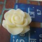 10 pcs Resin Light Yellow Round Flower Cameo 21mm A4705