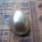 10 pcs Resin Pearl White Oval Cameo Cabochons 10x14mm  A3624