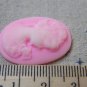 10 pcs Resin Pink Victorian Lady Cameo Cabochon 22x30mm A4047