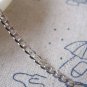 6.6ft Platinum Tone Brass Curb Chain 3.5mm A4546