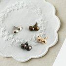 8 Pieces Purse Stud Mushroom Button For Purse Frame Bag Making Gunmetal Black