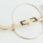 8""/11"" Purse Frame With Screws Gunmental And Light Gold 20.5cm/28.5cm 28.5cm / light gold