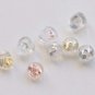 8 pcs 925 Sterling Silver Heart/Round Silicon Covered Butterfly Earring Backs Sterling Silver / Hear