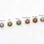 925 Sterling Silver Earring Backs Butterfly Clutch Set of 8 Gold