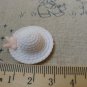 10 pcs of Resin White Bow Summer Hat Cameo A5615