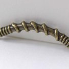 Antique Bronze Curved Twist Bar Connector Link 30mm Set of 30 A7970