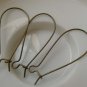 Antique Bronze French Kidney Earwire 38mm Set of 50 A6253