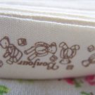 5.46 Yards Bear Print Cotton Ribbon Label String A2672
