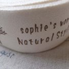 5.46 Yards Natural Style Print Cotton Ribbon Label String A7003