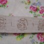 5.46 Yards Twelve Months Print Linen Ribbon Label A2673